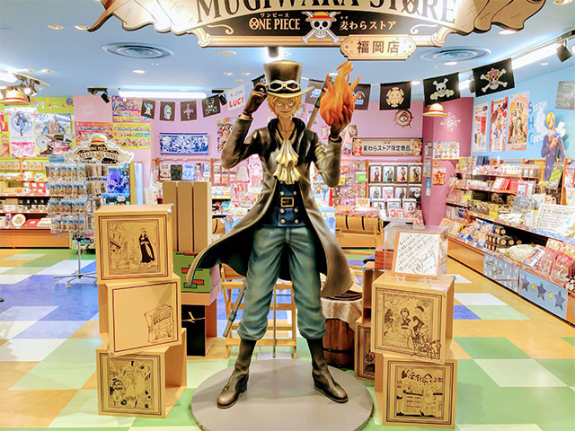 Square Enix Store, One Piece Store, and Thunderbirds Cafe